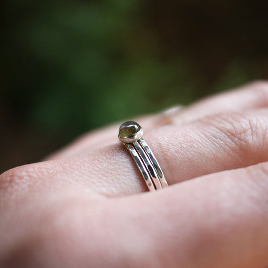 Labradorite Stacking Ring Set