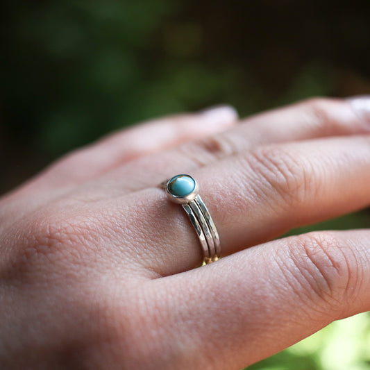 Turquoise Stacking Ring Set